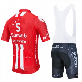 Tenue Maillot + Cuissard à Bretelles 2020 Team Sunweb N001